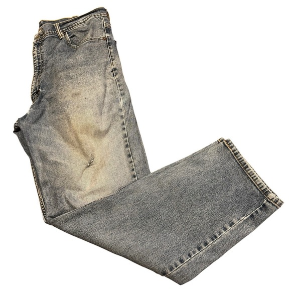 Levi's Other - Levi's 550 Jeans Mens 40x32 Light Wash Relaxed Fit Distressed Denim